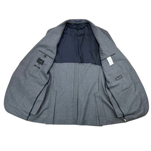 J. CREW Ludlow Traveler Men's Tollegno 1900 Wool Blazer Gray Size 40L Jacket - Picture 12 of 14